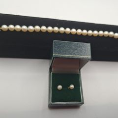 9 ct pearl gold set