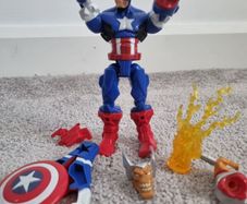 Marvel Super Hero Mashers Captain America Action Figure