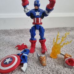 Marvel Super Hero Mashers Captain America Action Figure