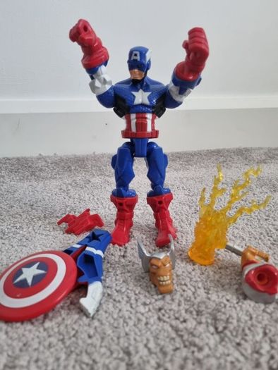 Marvel Super Hero Mashers Captain America Action Figure