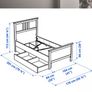 SINGLE BED Frame with Mattress included Image 3