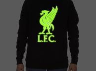 main image for ad Liverpool glow in the dark sweatshirt liverbird sweatshirt liverpool jumper