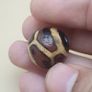 Lot of 2 Vintage Etched Carnelian Agate Beads Image 10