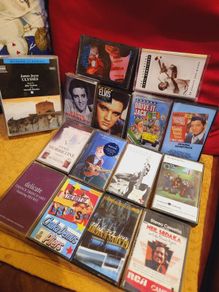 Cassette Tapes Clapton, Elvis, Ulysses, Sinead, Sountracks Etc