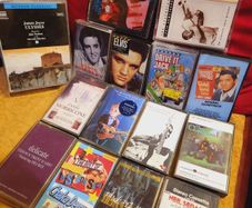 Cassette Tapes Clapton, Elvis, Ulysses, Sinead, Sountracks Etc