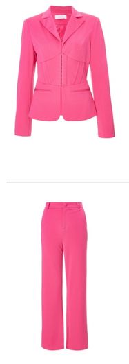 Brand new with tags beautiful Pink Quiz ladies trouser suit size 16