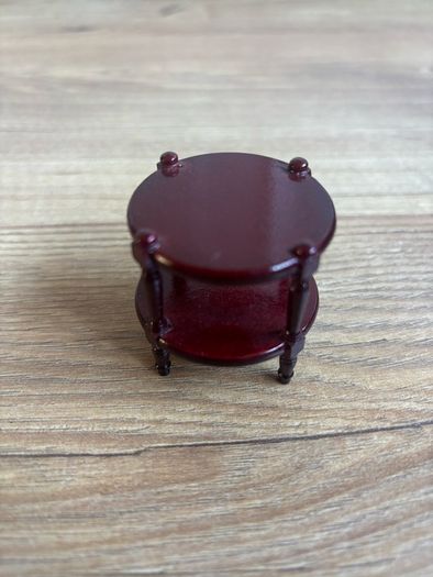 Quality Dolls House Mahogany Furniture Set 12 pieces
