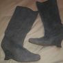 Blue suede boots Image 3