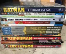 Marvel  DC Comics Graphic Novel Collection Lot - 10 Books (Sealed Hardbacks & Paperbacks)