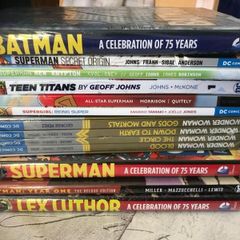 Marvel  DC Comics Graphic Novel Collection Lot - 10 Books (Sealed Hardbacks & Paperbacks)