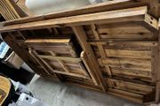 Solid Wood Dining Table &amp; 4 Chairs