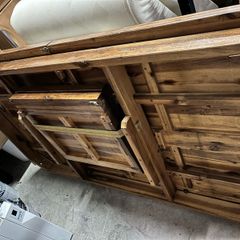 Solid Wood Dining Table & 4 Chairs