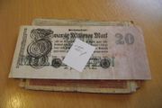 20 German Notes (1906-1937). All different!