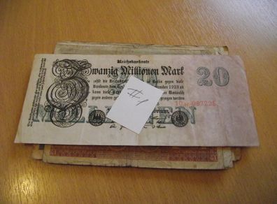 20 German Notes (1906-1937). All different!