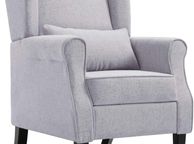 main image for ad _Fabric Armchair Relax Chair Upholstered Lounge Chair, Light gray