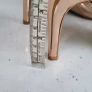QUEEN VIVI Rose Gold Bling Strap High Heels Sz 41 (Fit 7-7.5UK) Image 2