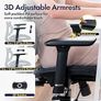 Ergonomic Office Chair  Breathable High Back Armchair with Mesh Lumbar Support, 130 Tilt Backrest, Adjustable Seat Depth & 3D Armrest - Big and Tall, Swivel Rolling, Supports Up to 330 LBS Image 4