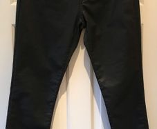 Ladies Black Faux Leather Jeans by Inwear