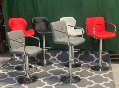 New High Bar Stools / Chairs / Adjustable Gas Height / Delivery
