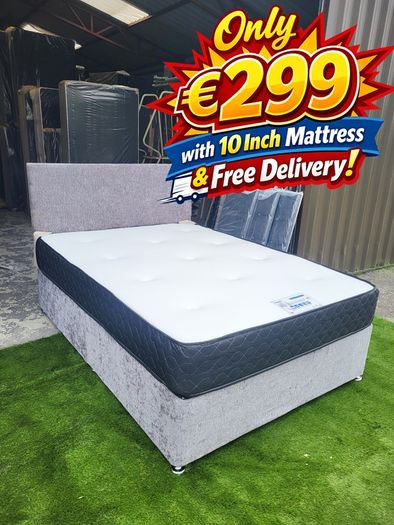 New divan beds with 10 inch mattress