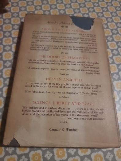 Brave new world revisited.. Aldous Huxley. First edition