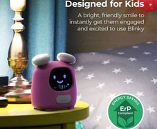 Istar blinky alarm clock pink