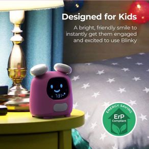 Istar blinky alarm clock pink