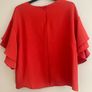 Dressy orange top Image 2
