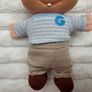 Topo Gigio Maria Perego giochi Blue White Sweater Plush body Vinyl Head Vintage Please see pictures Image 4