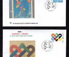 2023 Ireland Europa Peace Doves Commemorative Stamps PaddyAchill First Day Cover (FDC)