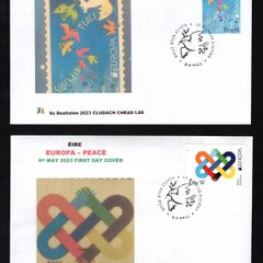 2023 Ireland Europa Peace Doves Commemorative Stamps PaddyAchill First Day Cover (FDC)