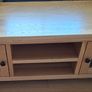 Devon Oak large TV unit Image 3