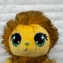 Gund P.Lushes Pets Eleni Key Lion Yellow Brown Green Gem Nose Plush Toy approx. 6 Used Please see pictures Image 2