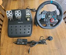 Logitech G29 Racing Wheel - Compatible with PS3, PS4, PS5, and PC.
