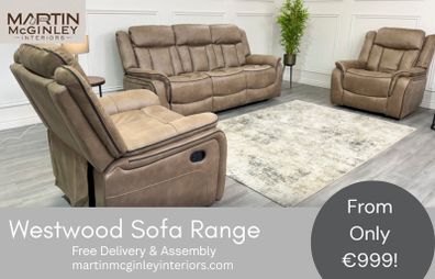 New Westwood 3+1+1 Sand Colour Sofa Sets