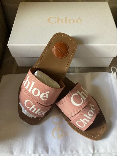 Chloe woody sandals