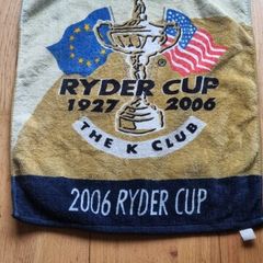 golf memorabilia ryder cup 2006 golf bag towel