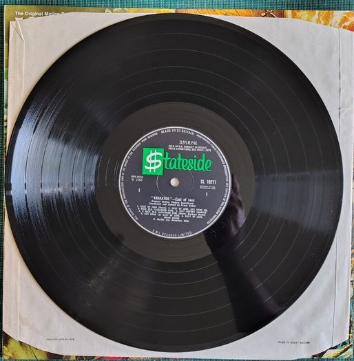 Frank De Vol - Krakatoa, East Of Java (Music From The Original Sound Track) Vinyl LP (1966) UK 1st Pressing Soundtrack Score EX+