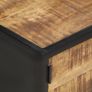 Coffee Table 105x50x35 cm Rough Mango Wood Image 2