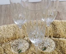 Waterford crystal champagne flutes