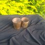 2 metallic cups postage possible Image 3