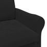 Armchair Black Velvet Image 7