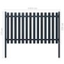 Fence Panel Anthracite 174.5x125 cm Powder-coated Steel Image 4