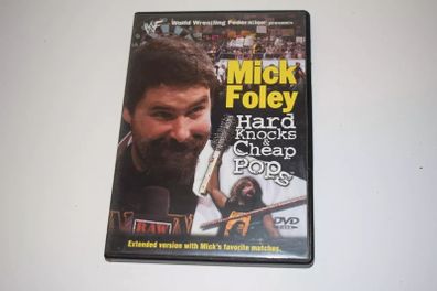 WWF RARE DVD Mick Foley 'hard knocks an cheap pops'