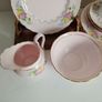 Vintage china tea set, Tuscan china , pink china lot Image 6
