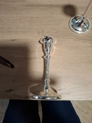 silver candlesticks