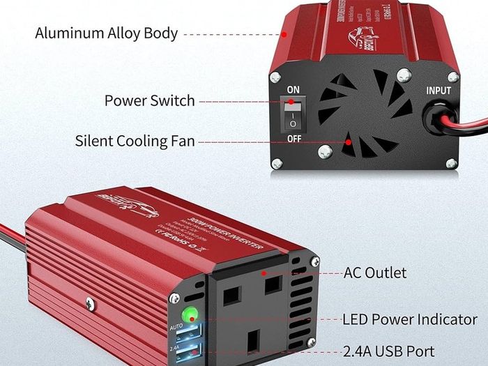 NEW SALE | 300W Car Power Inverter DC 12V to 240V / 230V AC Modified Sine Wave Voltage Converter
