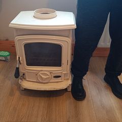 Waterford Stanley Oisin SF NB Multi-Fuel Stove  Majolica/Cream Enamel