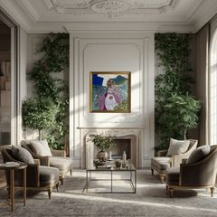 Original Abstract Painting abstract portrait contemporary portrait