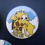 KELLOGGS MUSICAL BADGES (with light-up eyes) - promotional badges (1990 & 1991). Includes the full set of Coco Pops badges. Image 4